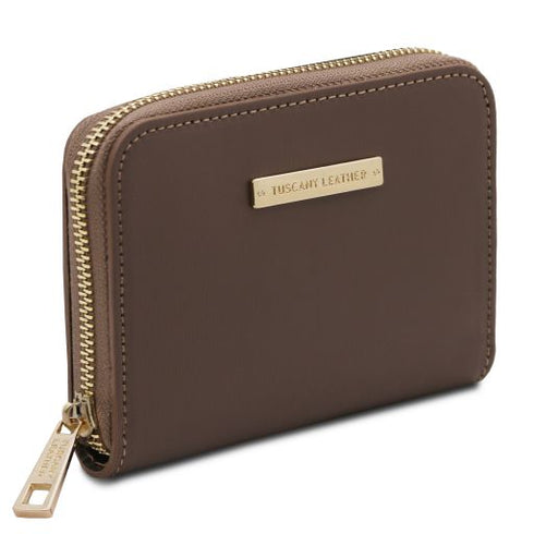 Leda - Exclusive zip around leather wallet